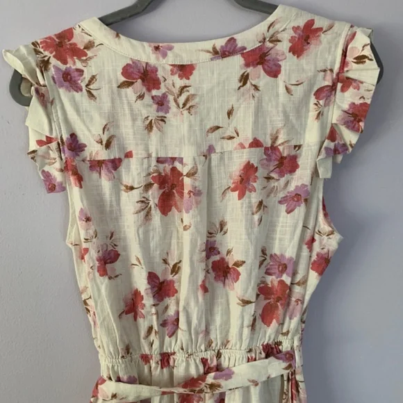 Cream floral dress - Picture 6 of 9